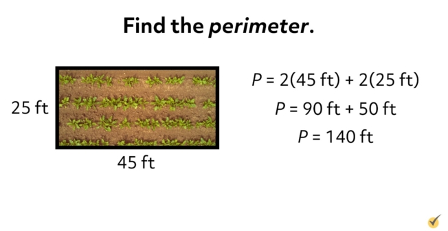 perimeter of a rectangle