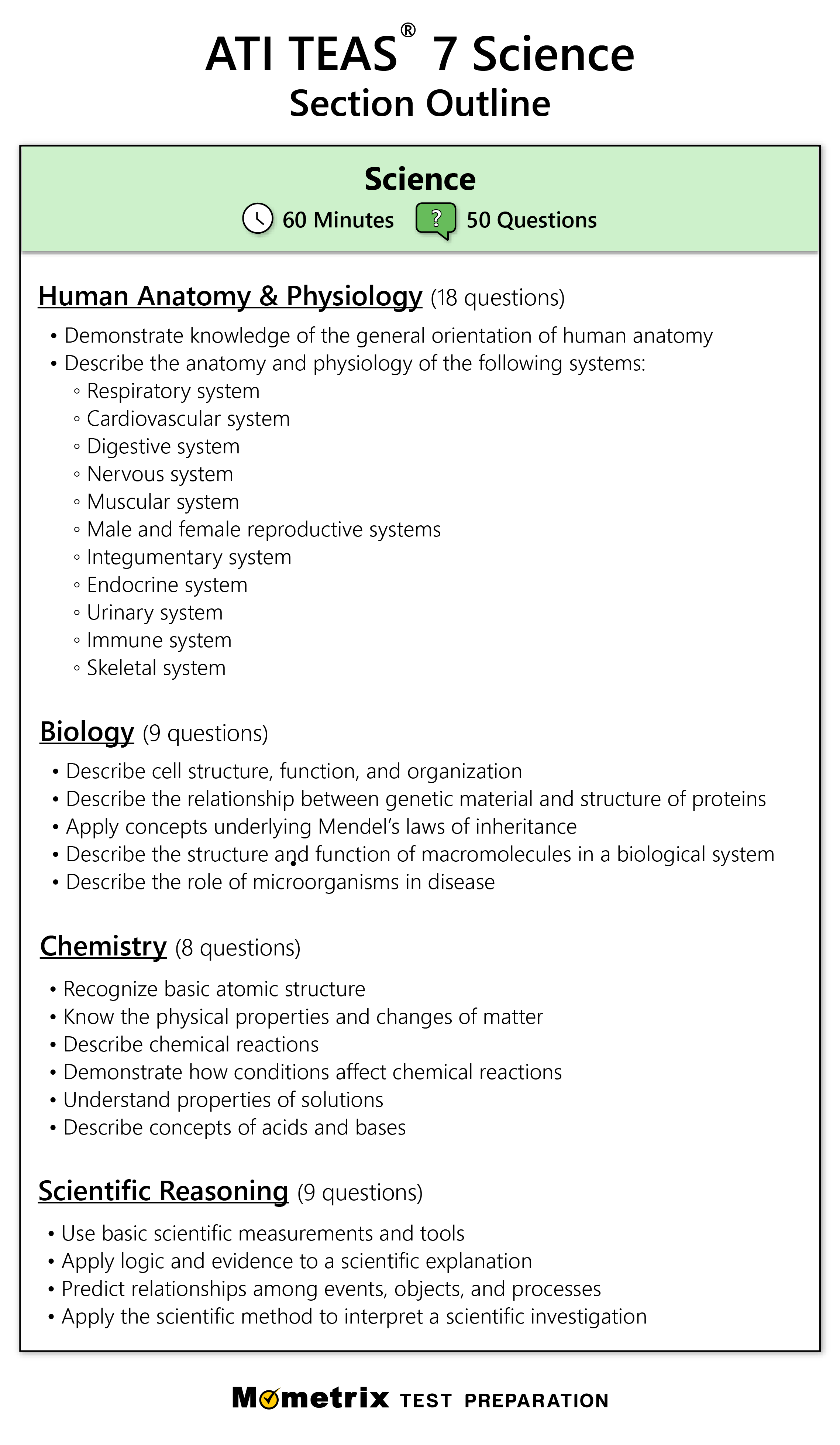 TEAS 7 Science Practice Test (updated 2024)