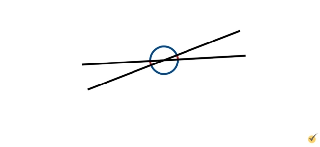 Example of vertical angles