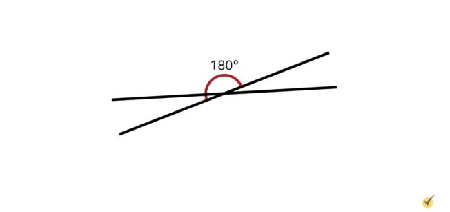 Two adjacent angles forming a straight angle