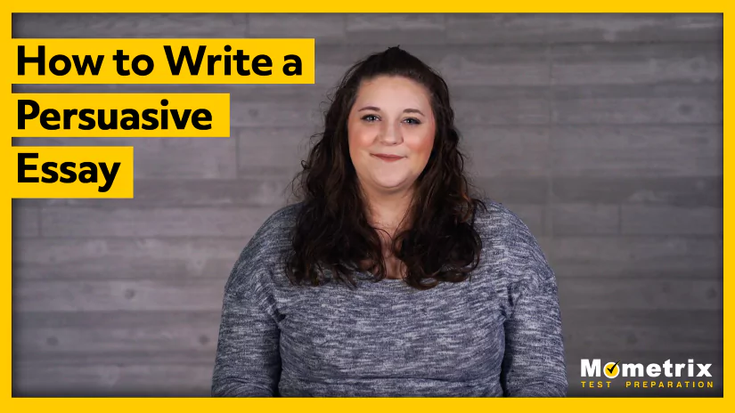 Thumbnail for the "How to Write a Persuasive Essay" video.