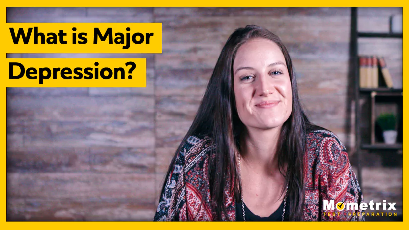 Thumbnail for the "What is Major Depression?" video.