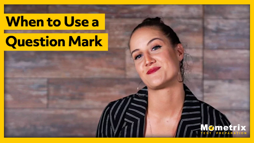 Thumbnail for the "When to use a Question Mark" video.