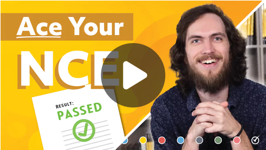 Thumbnail for the Ace Your NCE video.