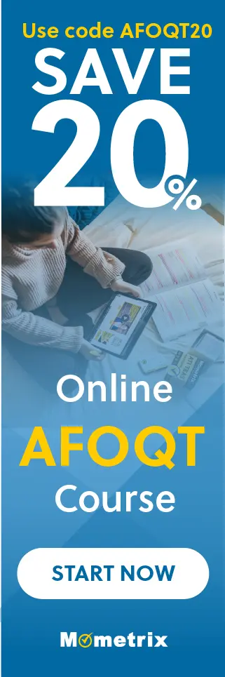 Click here for 20% off of Mometrix AFOQT online course. Use code: SAFOQT20