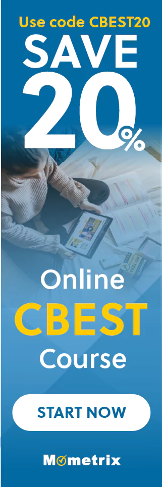 Click here for 20% off of Mometrix CBEST online course. Use code: SCBEST20