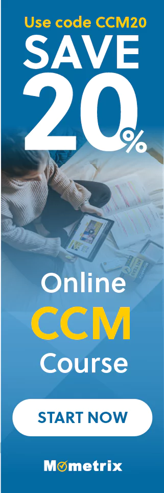 Click here for 20% off of Mometrix CCM online course. Use code: SCCM20