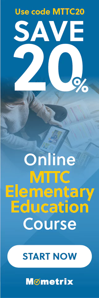 Click here for 20% off of Mometrix MTTC Elementary Education online course. Use code: SMTTCE20