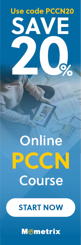 Click here for 20% off of Mometrix PCCN online course. Use code: SPCCN20