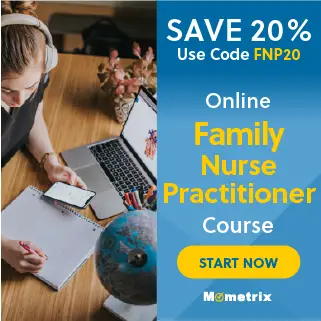 20% off coupon for the Family Nurse Practitioner online course.