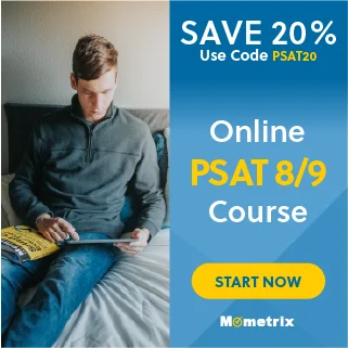 20% off coupon for the PSAT online course.