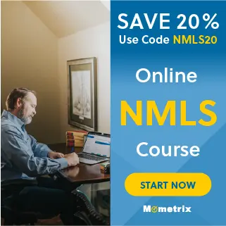 20% off coupon for the NMLS online course.