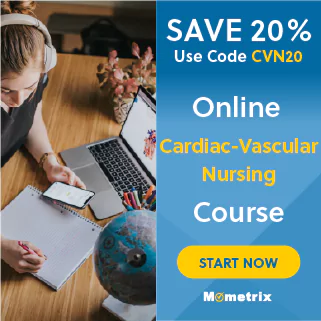 20% off coupon for the Cardiac-Vascular online course.