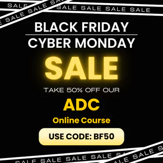 A 20% off coupon for the ADC online course.