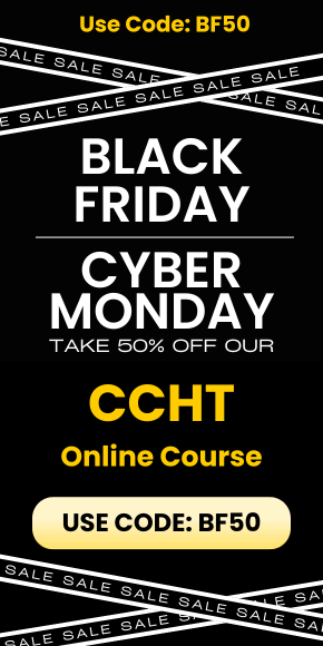 Click here for 20% off of Mometrix CCHT online course. Use code: SCCHT20