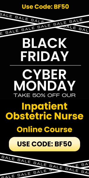 Click here for 20% off of Mometrix Inpatient Obstetric Nurse online course. Use code: SRNCOB20