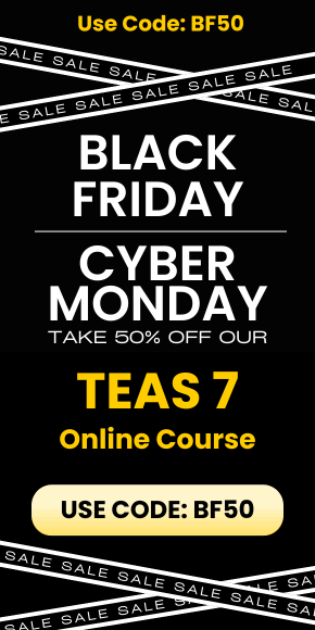 Advertisement for 20% off on the Mometrix University online TEAS course. Use code STEAS20