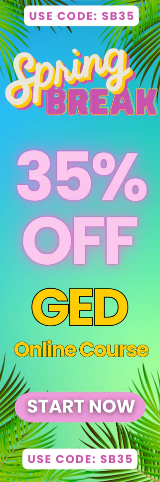 Save 20% on Mometrix GED online course. Use code: SGED20.