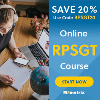 20% off coupon for the RPSGT online course.