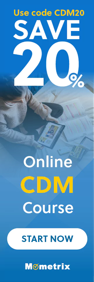 Click here for 20% off of Mometrix CDM online course. Use code: CDM20