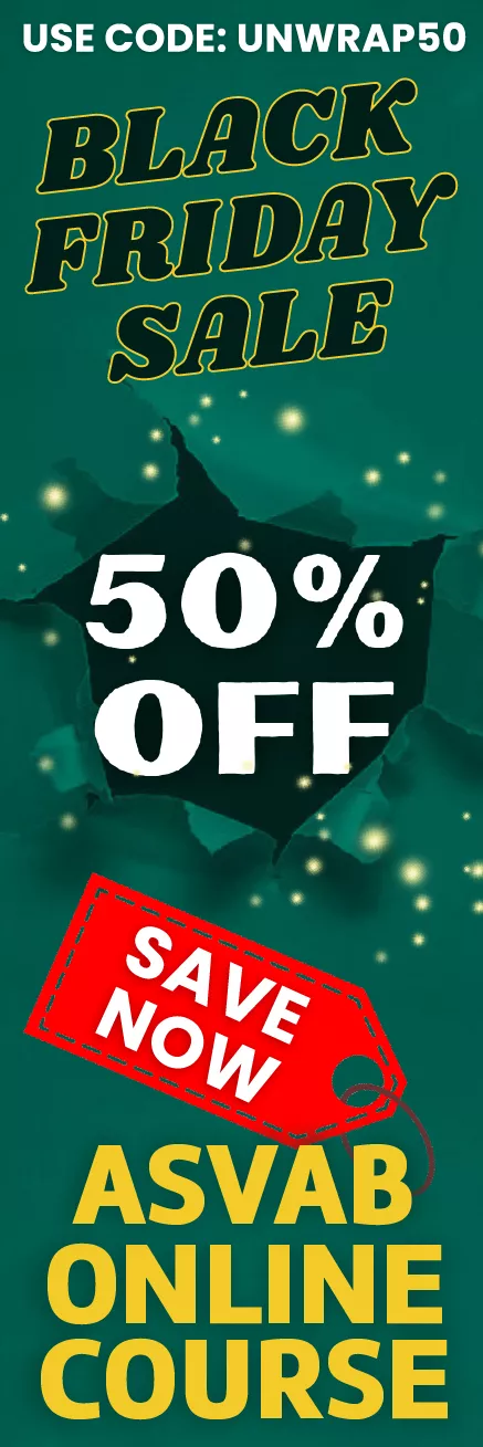 Click here for 20% off of Mometrix ASVAB online course. Use code: ASVAB20