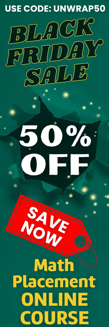 Click here for 20% off of Mometrix Math Placement online course. Use code: MATHP20