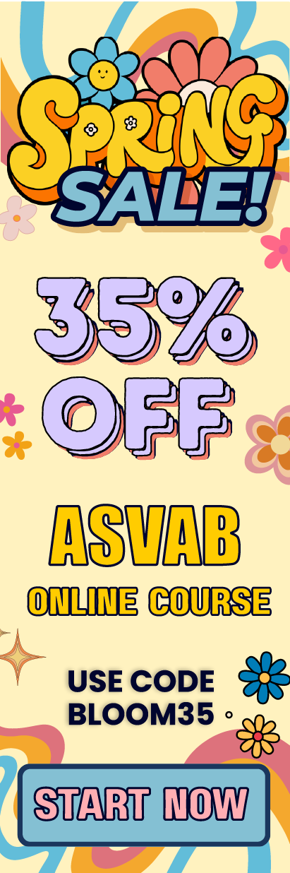 Click here for 35% off of Mometrix ASVAB online course. Use code: BLOOM35