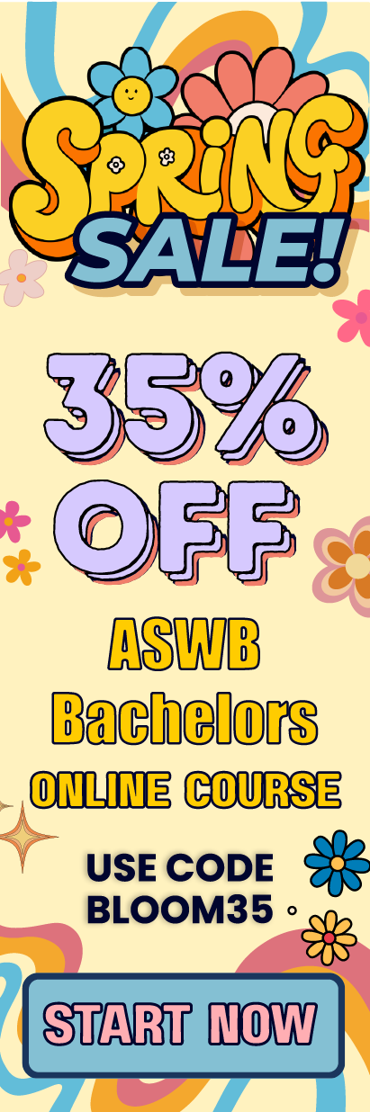 Click here for 35% off of Mometrix ASWB Bachelors online course. Use code: BLOOM35