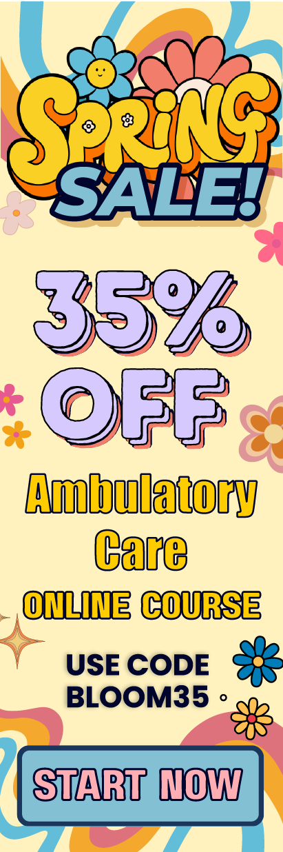 Click here for 35% off of Mometrix Ambulatory Care online course. Use code: BLOOM35