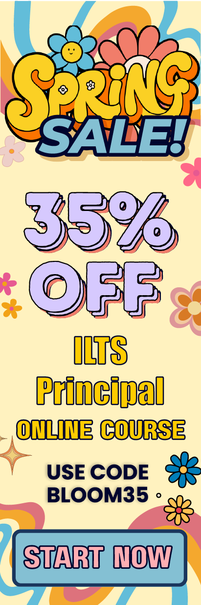 Click here for 35% off of Mometrix ILTS Principal online course. Use code: BLOOM35