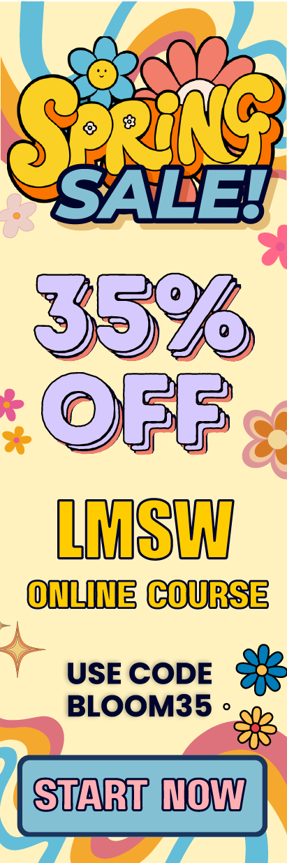 Click here for 35% off of Mometrix LMSW online course. Use code: BLOOM35
