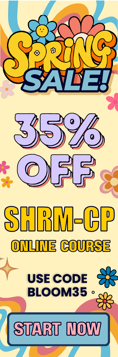 Click here for 35% off of Mometrix SHRM-CP online course. Use code: BLOOM35