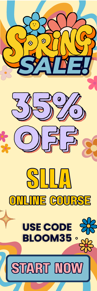 Click here for 35% off of Mometrix SLLA online course. Use code: BLOOM35
