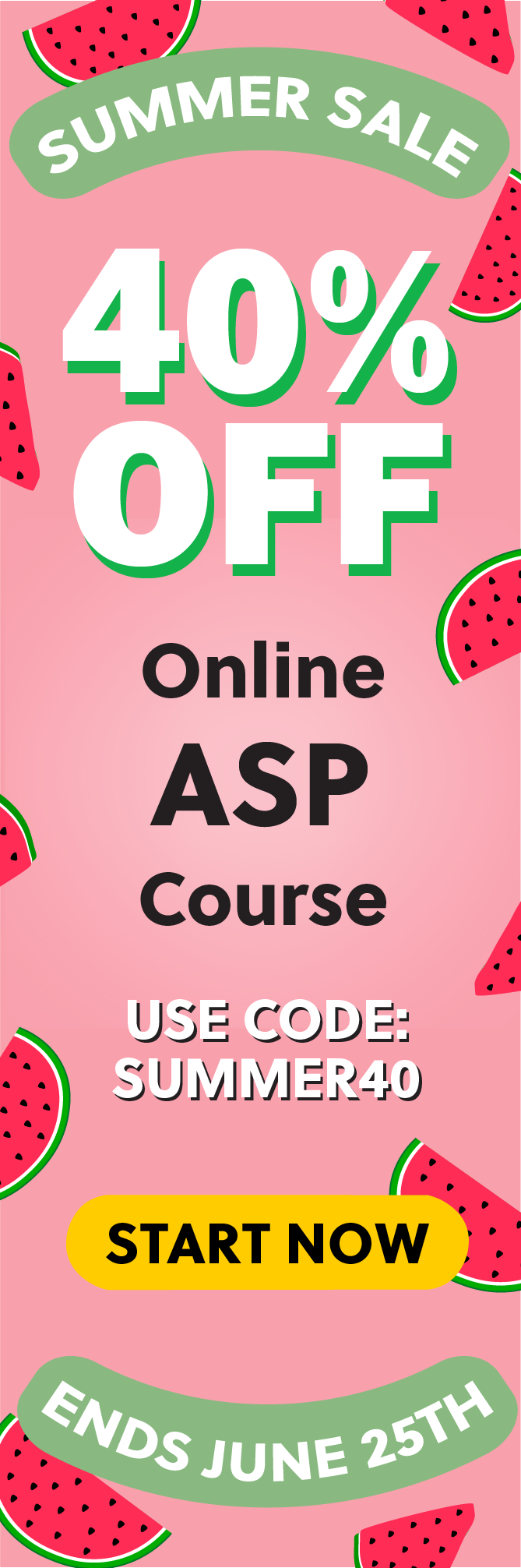 Click here for 40% off of Mometrix ASP online course. Use code: SUMMER40