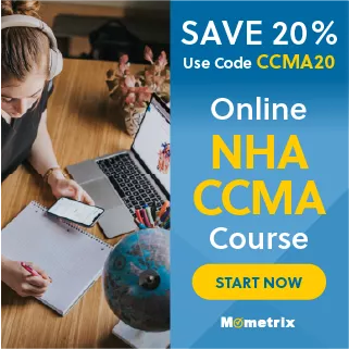 Click here for 20% off of Mometrix NHA CCMA online course. Use code: CCMA20