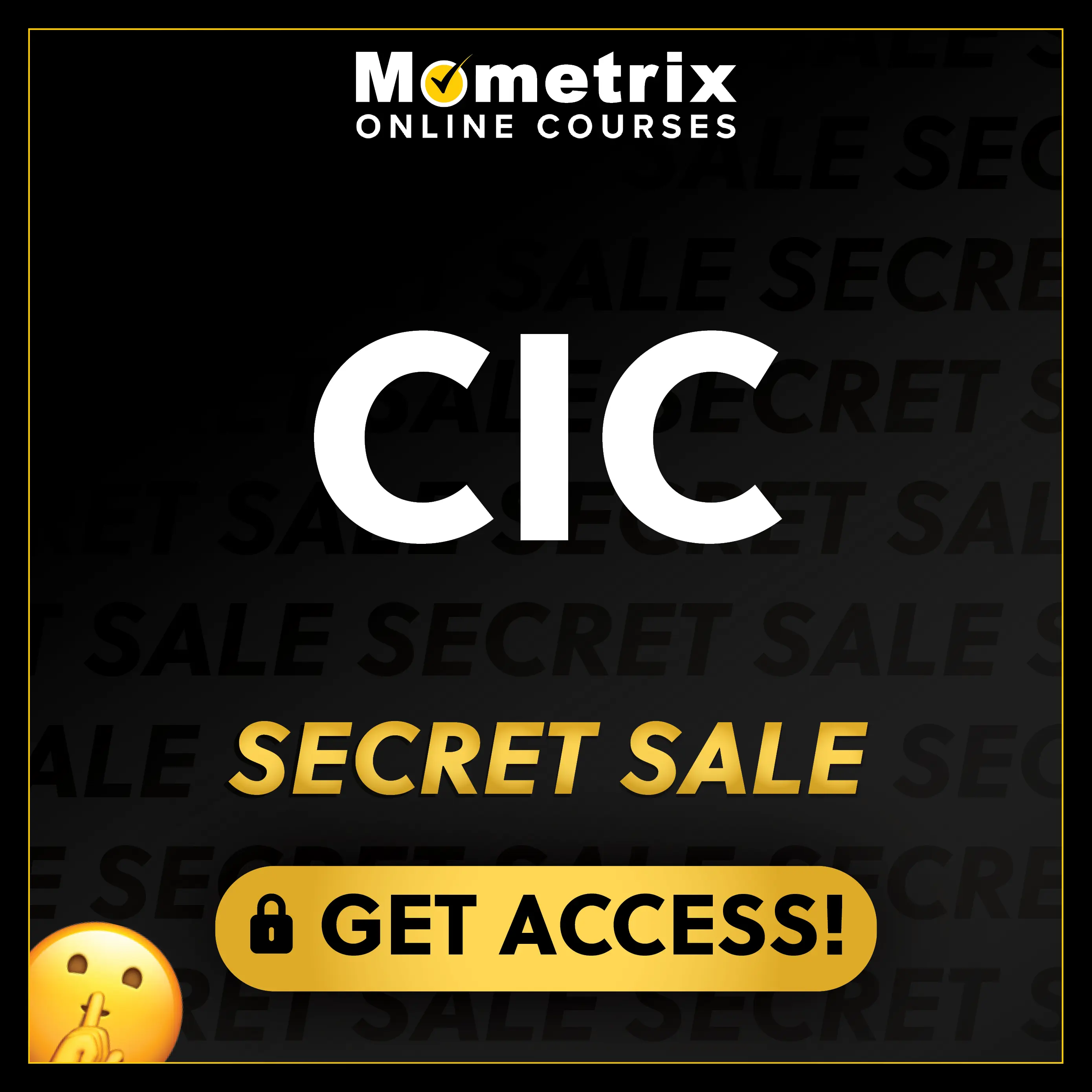 Click here for 30% off the Mometrix CIC online course. Use code: SECRET30