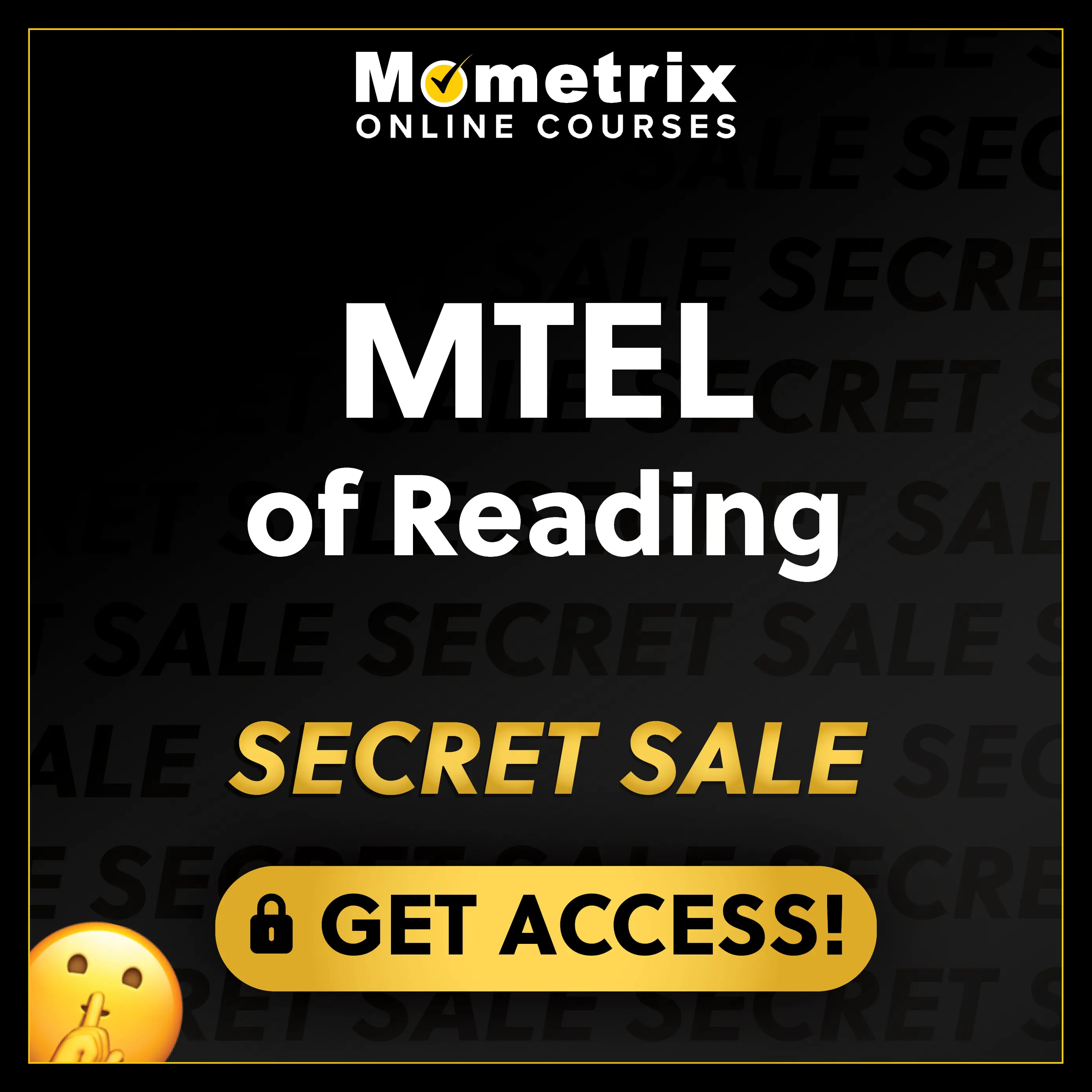 Click here for 30% off the Mometrix MTEL Foundations of Reading online course. Use code: SECRET30