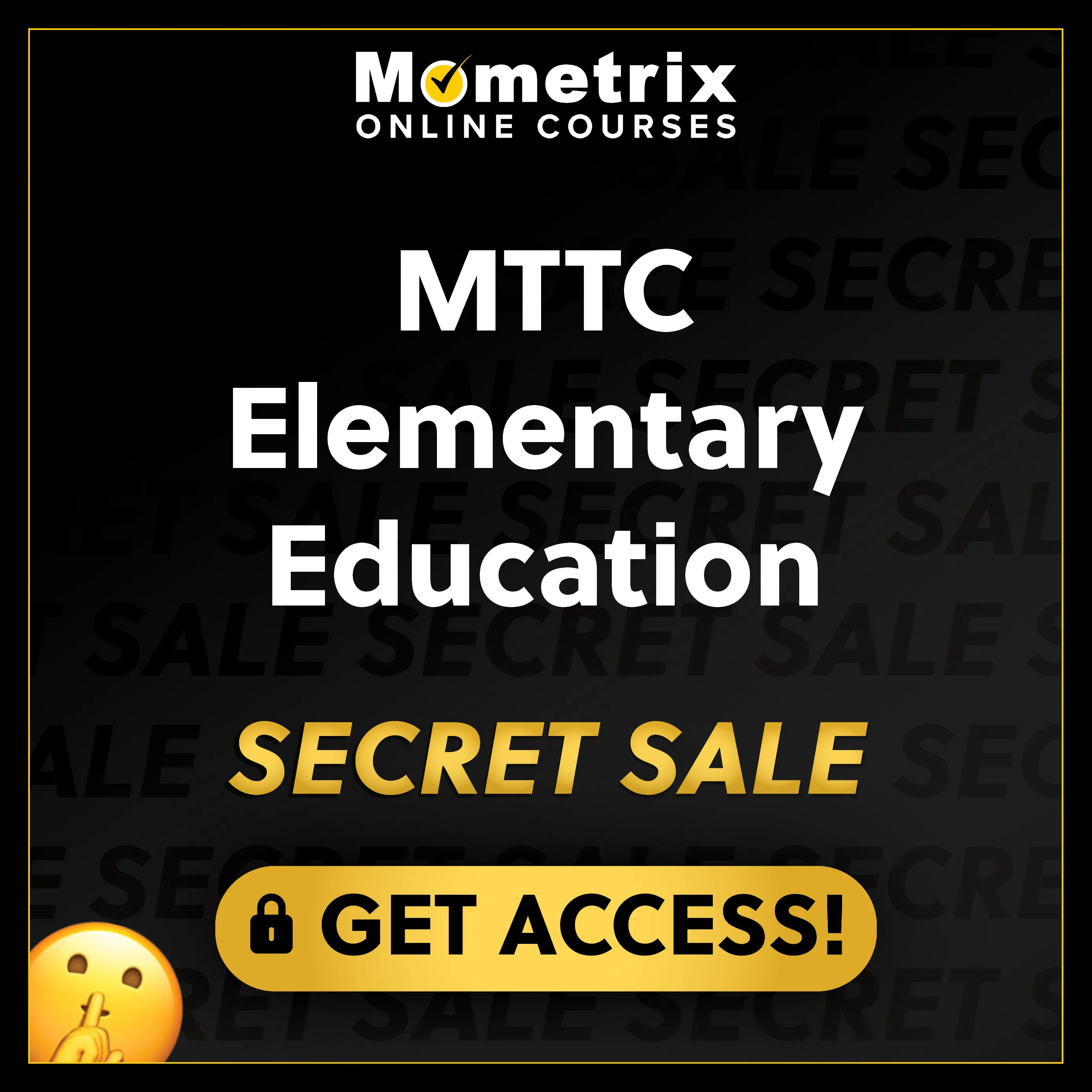 Click here for 30% off the Mometrix MTTC Elementary Education online course. Use code: SECRET30