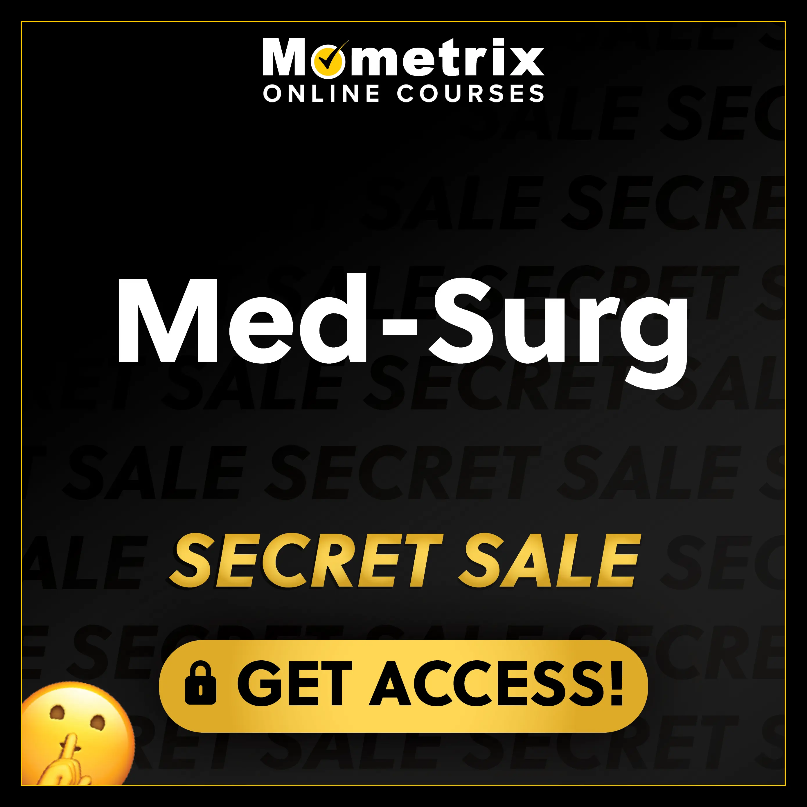 Click here for 30% off the Mometrix Medical-Surgical Nursing online course. Use code: SECRET30