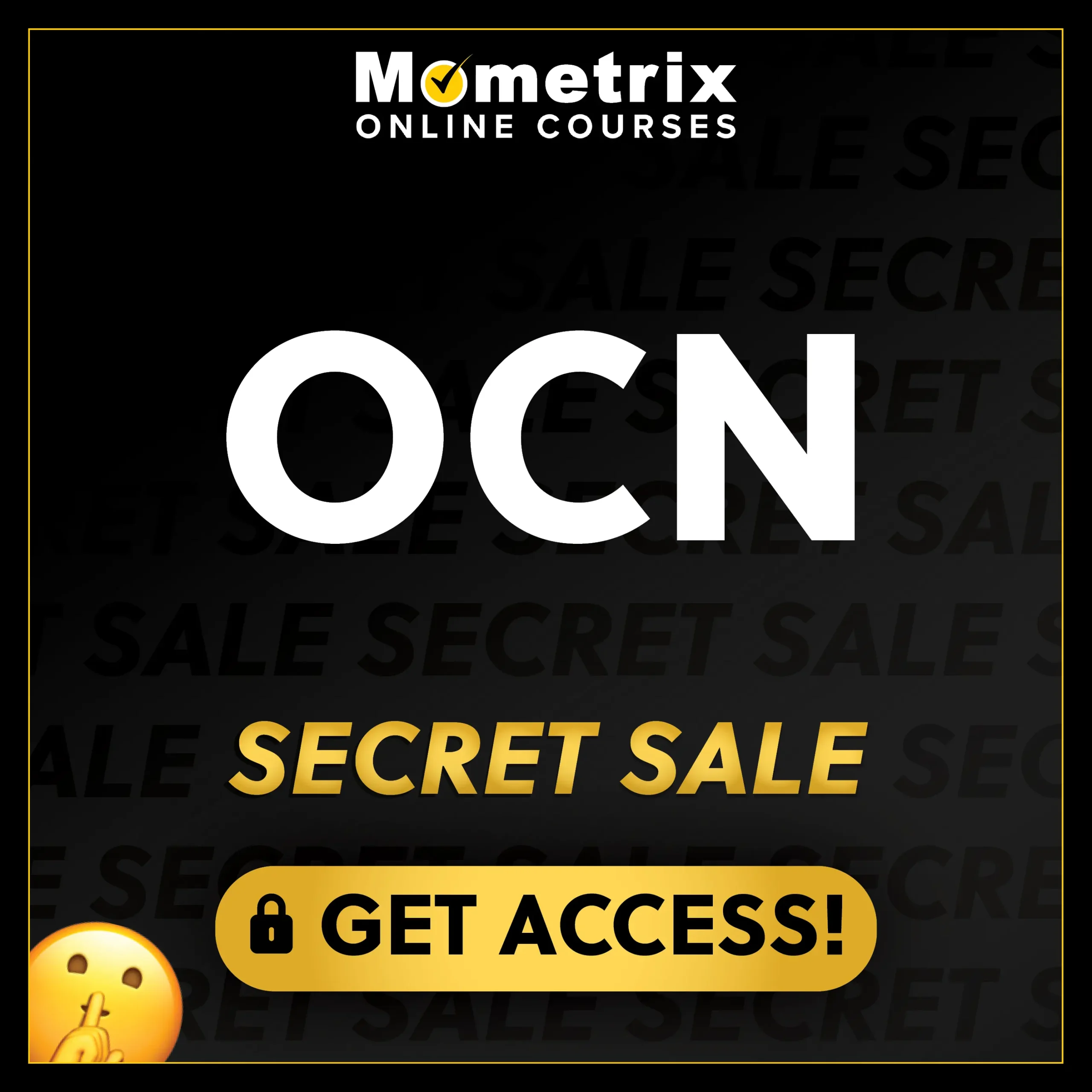 Click here for 30% off the Mometrix OCN online course. Use code: SECRET30