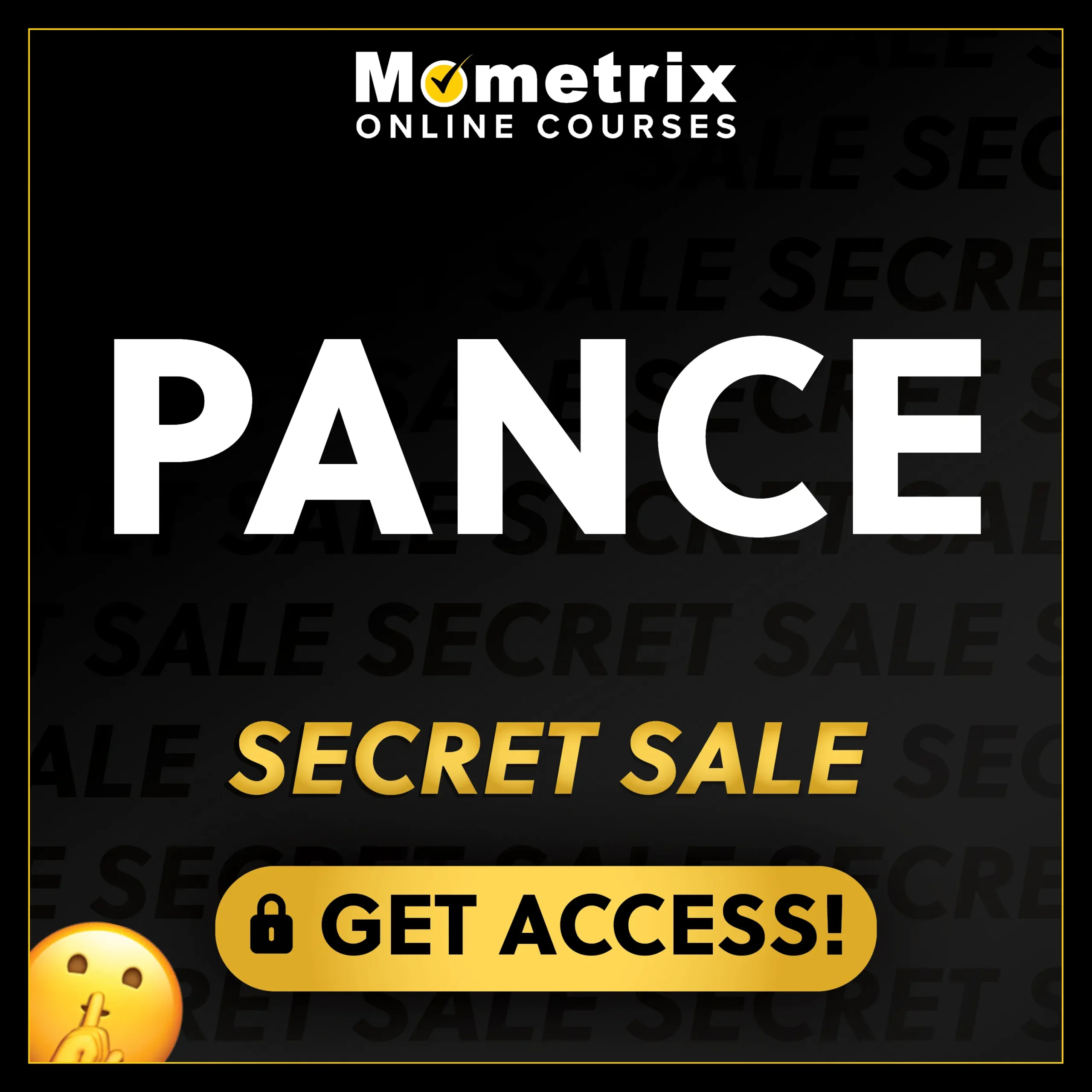 Click here for 30% off the Mometrix PANCE online course. Use code: SECRET30