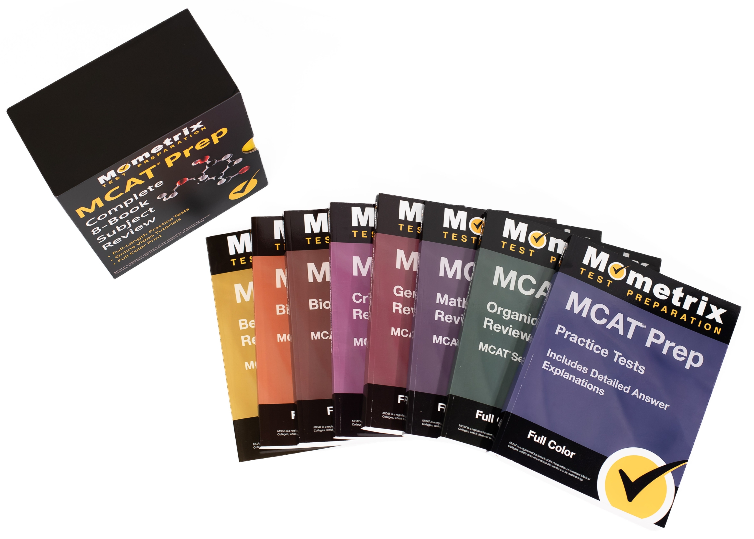 MCAT box set, view 2