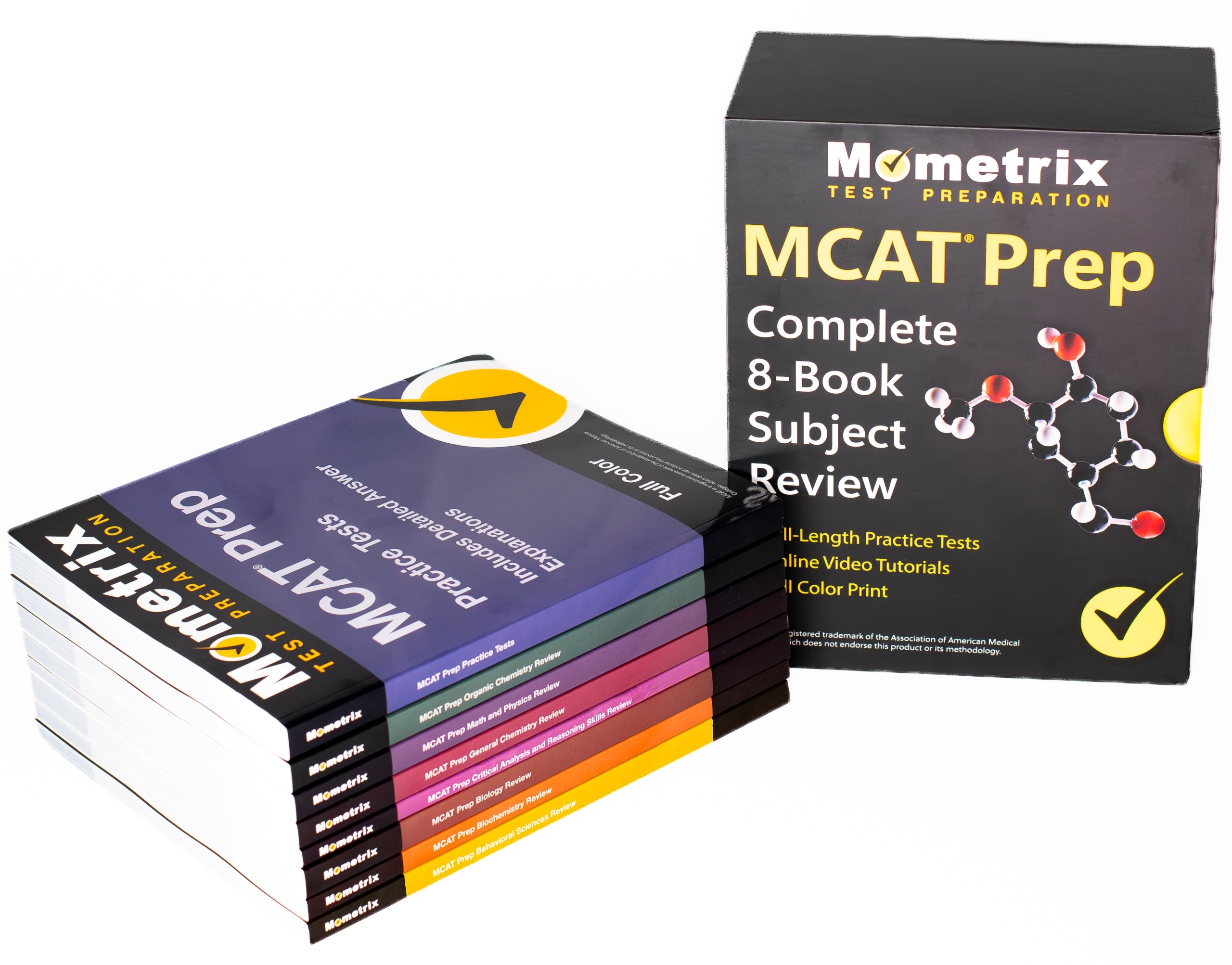 MCAT box set, view 3